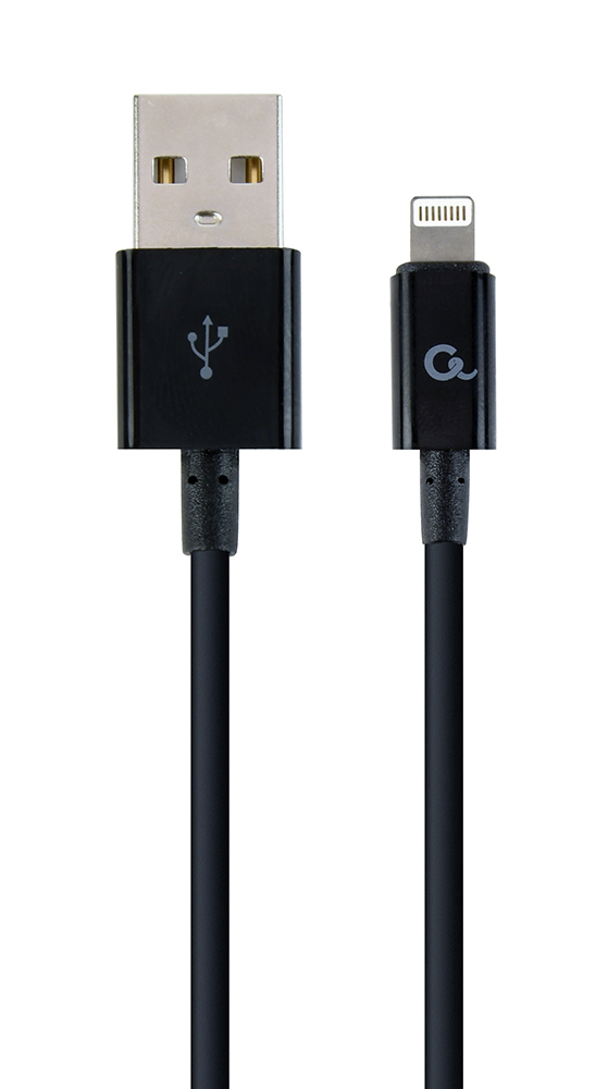 CC-USB2P-AMLM-1M cable de conector Lightning Negro