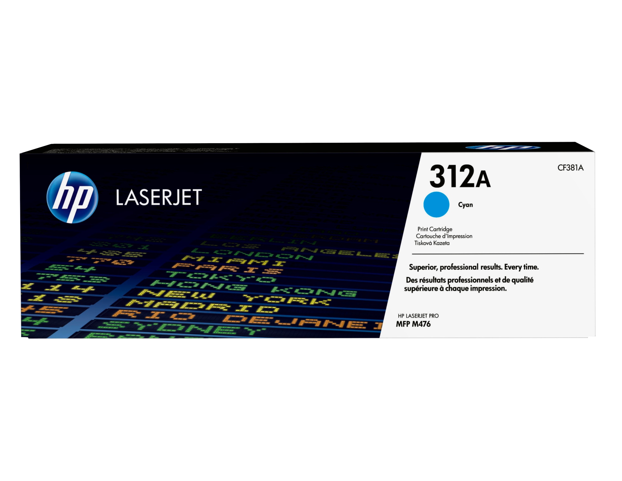 Cartucho de tóner 312A cian para LaserJet