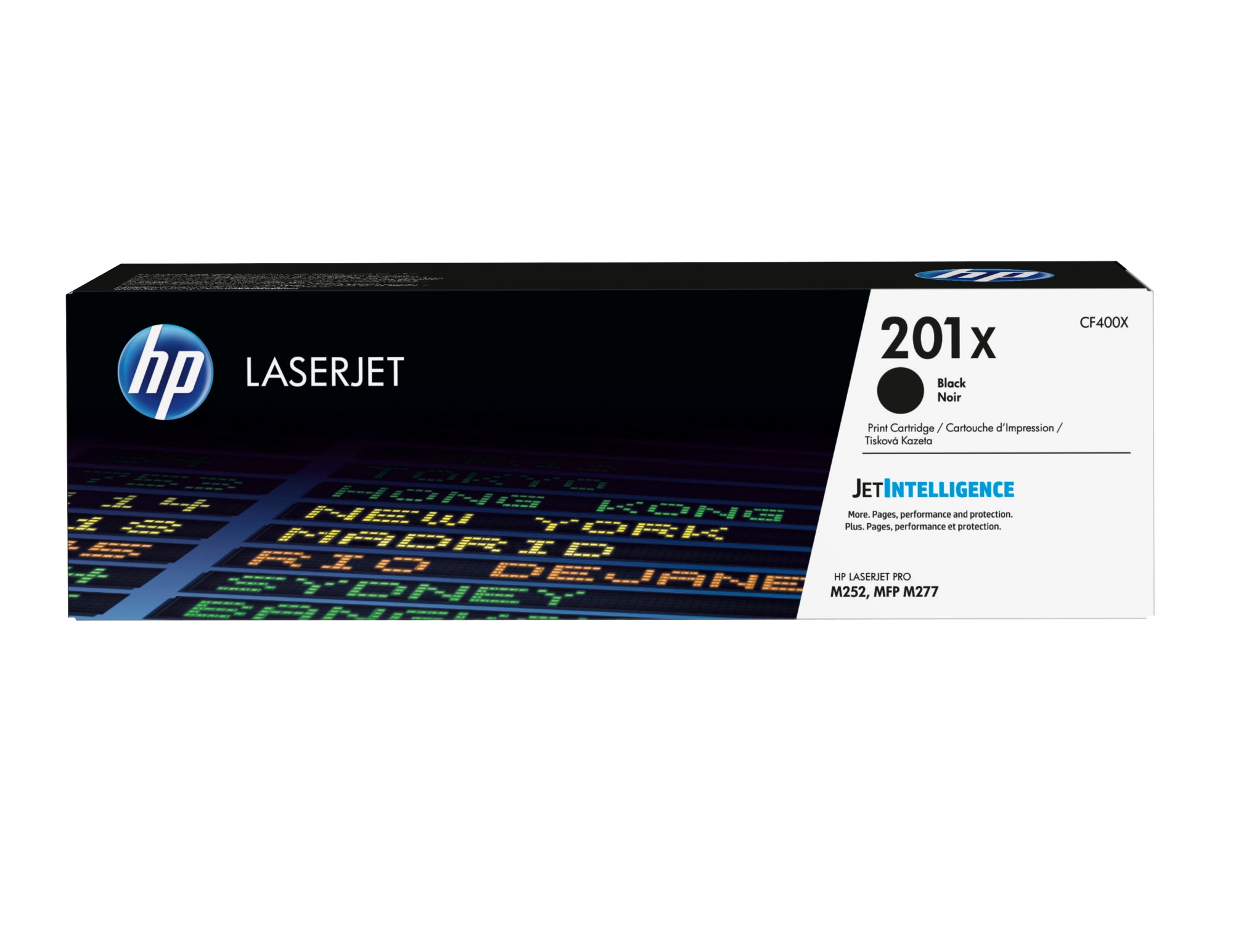 Cartucho de tóner original LaserJet 201X negro de alta capacidad