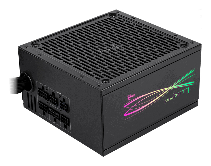 LUXPRORGB550M unidad de fuente de alimentación 550 W 20+4 pin ATX ATX Negro