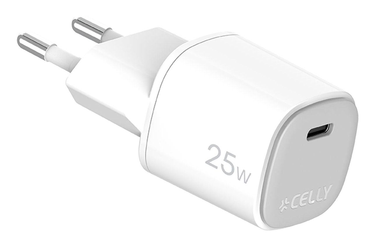 UPTC1USBC25WWH cargador de dispositivo móvil Cámara digital, Micrófono, Smartphone, Teléfono Blanco USB Interior