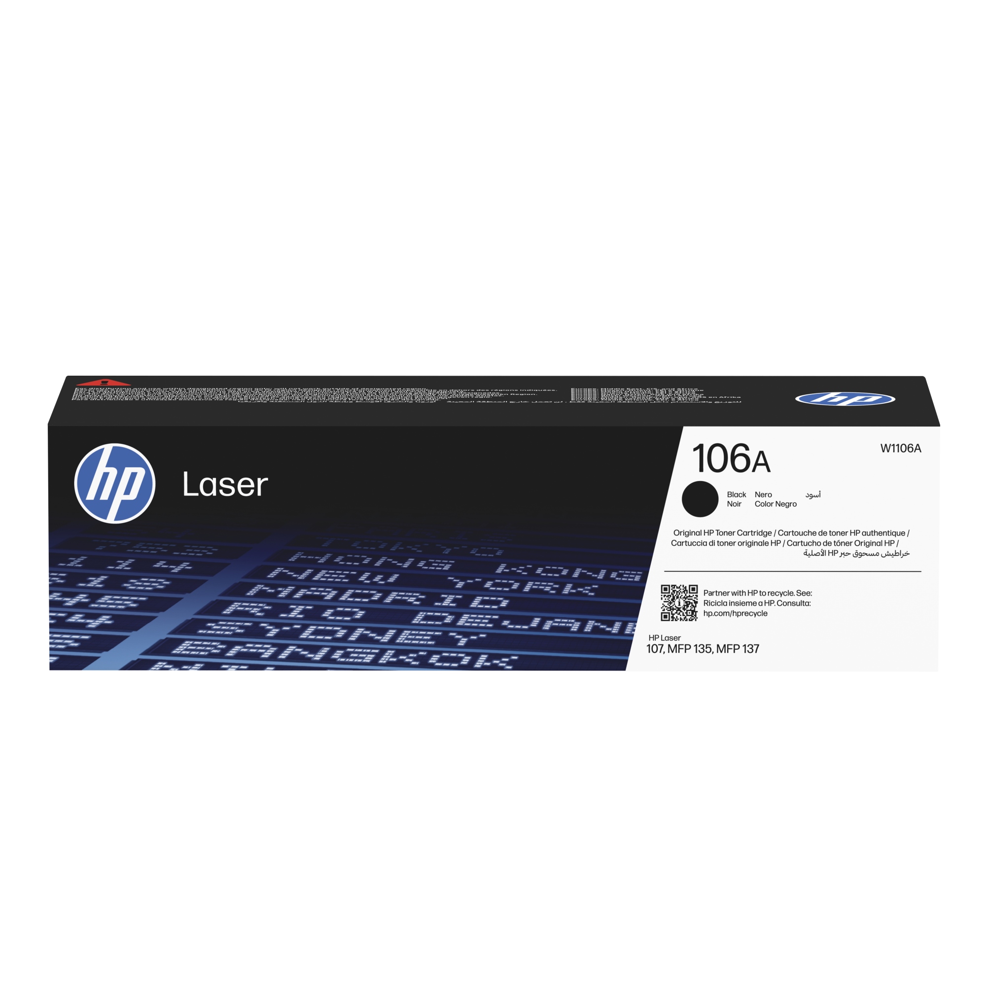 Cartucho de tóner Original Laser 106A negro
