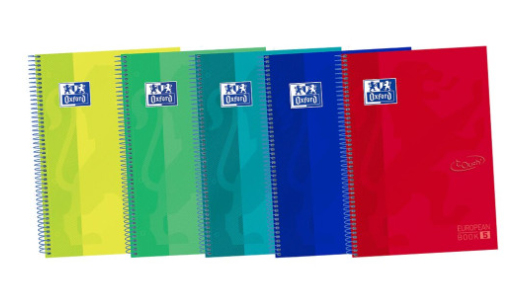 400138671 cuaderno y block A4+ 120 hojas Colores surtidos - Pack de 5 unidades - Color no elegible