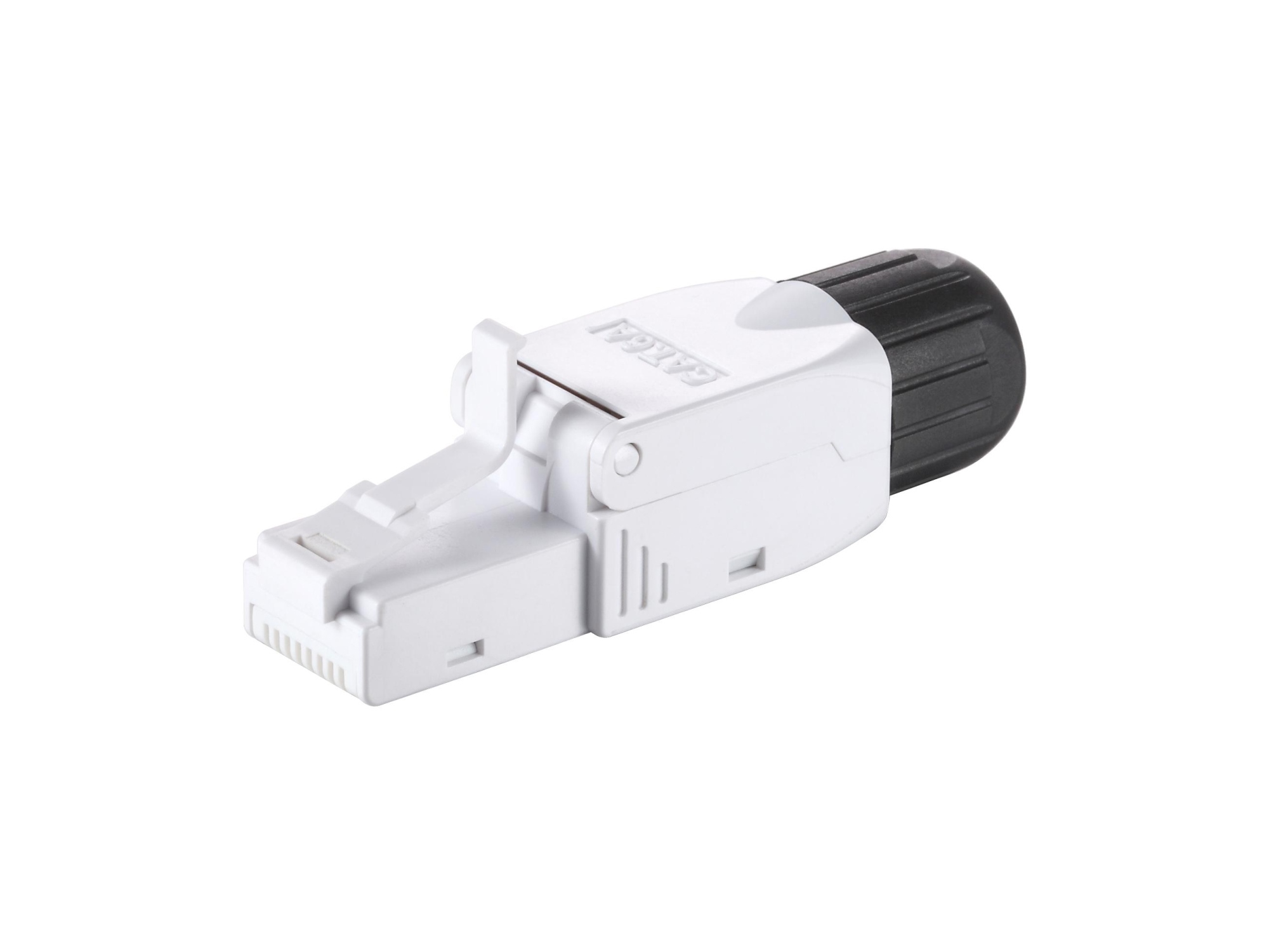 121162 conector RJ-45 Negro, Blanco