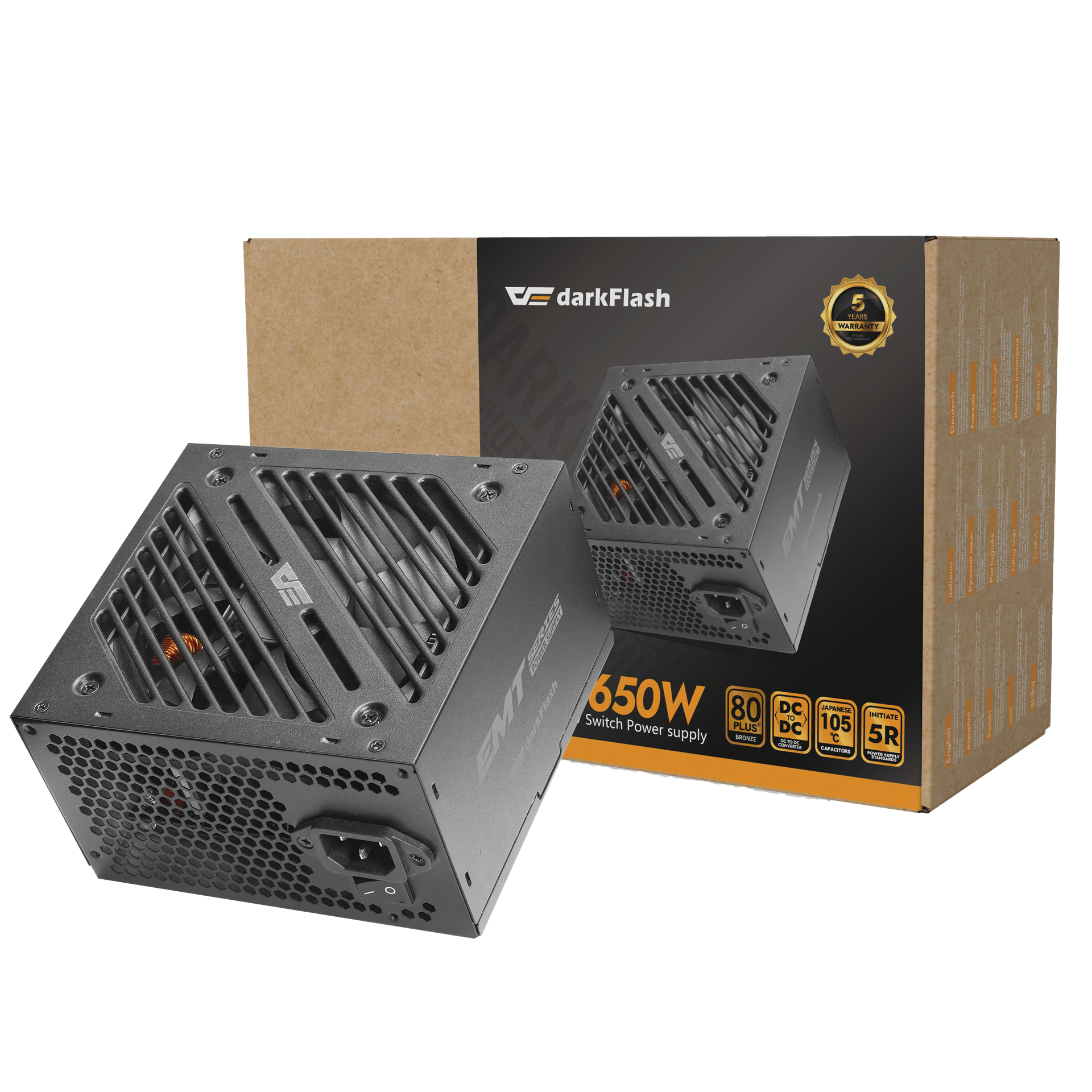 DP-EMT750-BFN-EU1 unidad de fuente de alimentación 750 W 20+4 pin ATX ATX