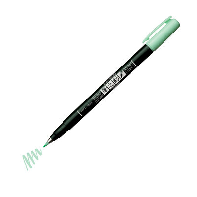 Fudenosuke Pastel marcador 1 pieza(s) Punta de pincel Verde claro