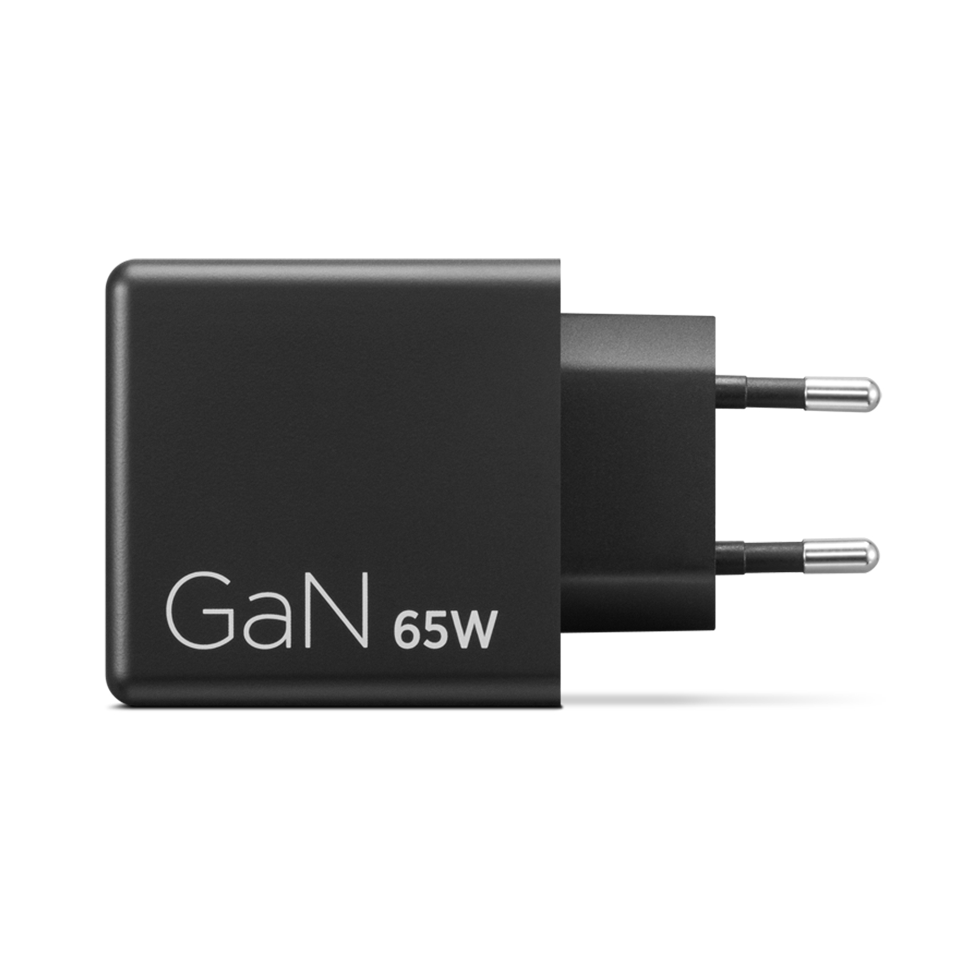 Dual USB-C 65W GaN Charger Universal Negro Corriente alterna Interior