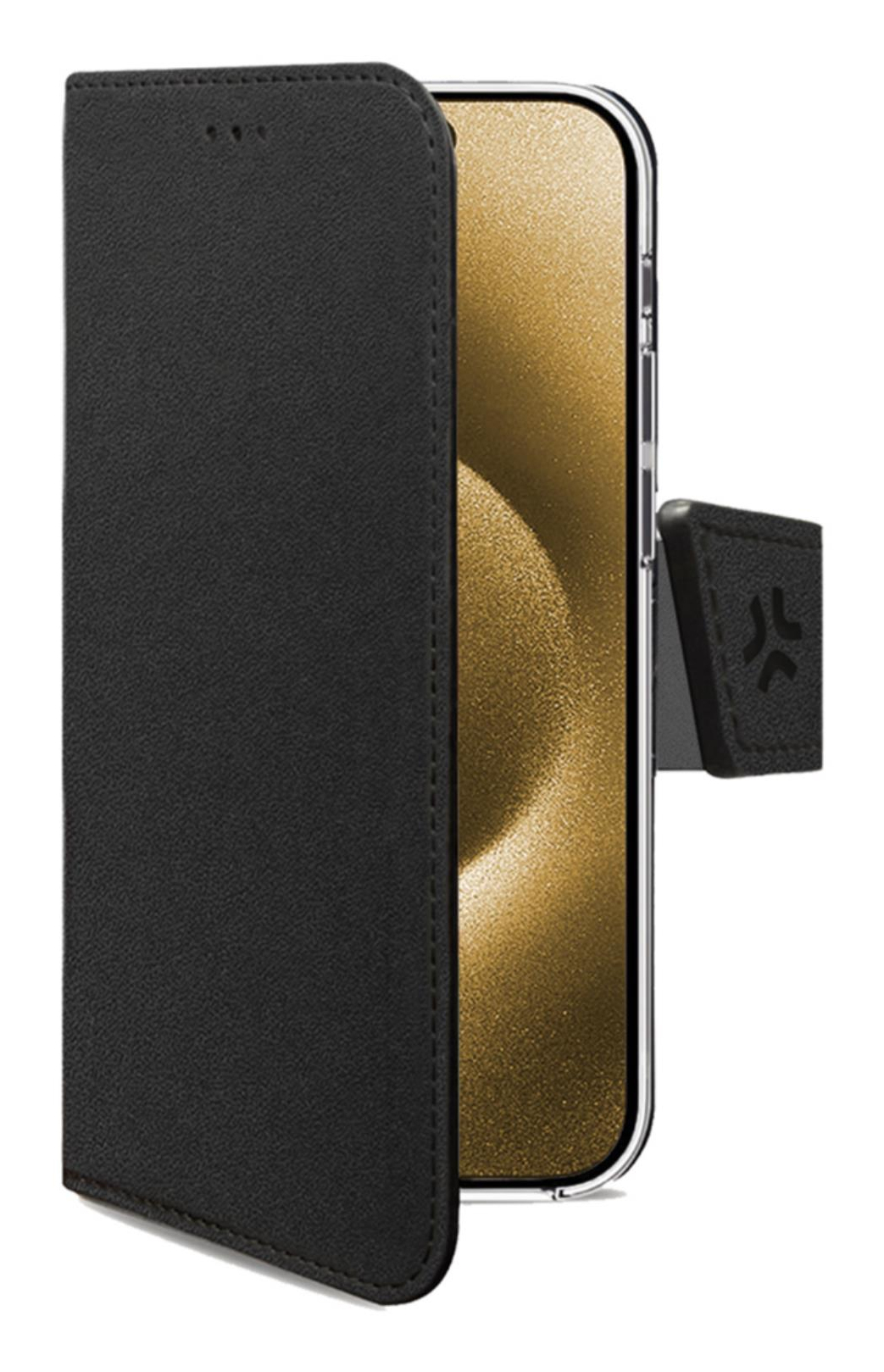 WALLY funda para teléfono móvil 16,5 cm (6.5") Funda cartera Negro