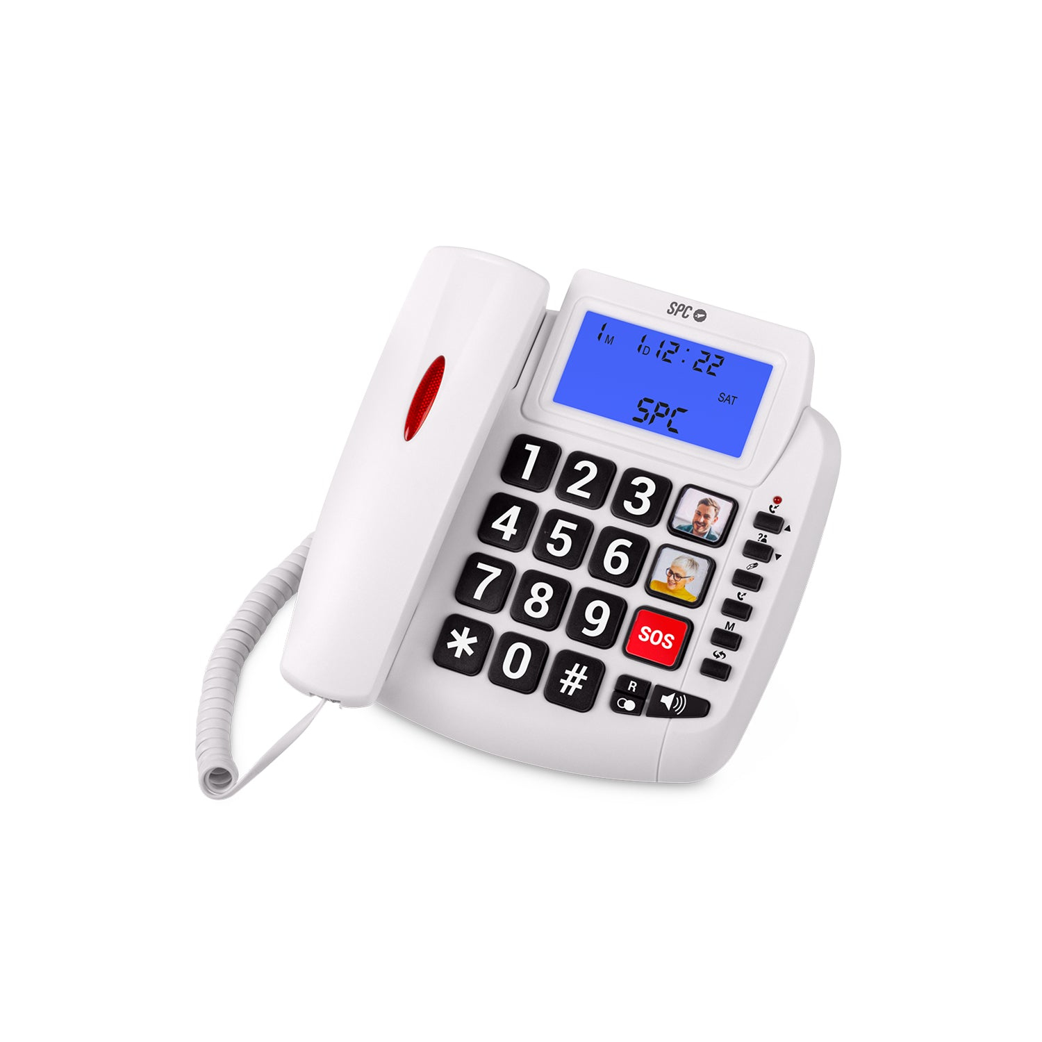 Comfort Volume 2 Teléfono analógico Identificador de llamadas Blanco