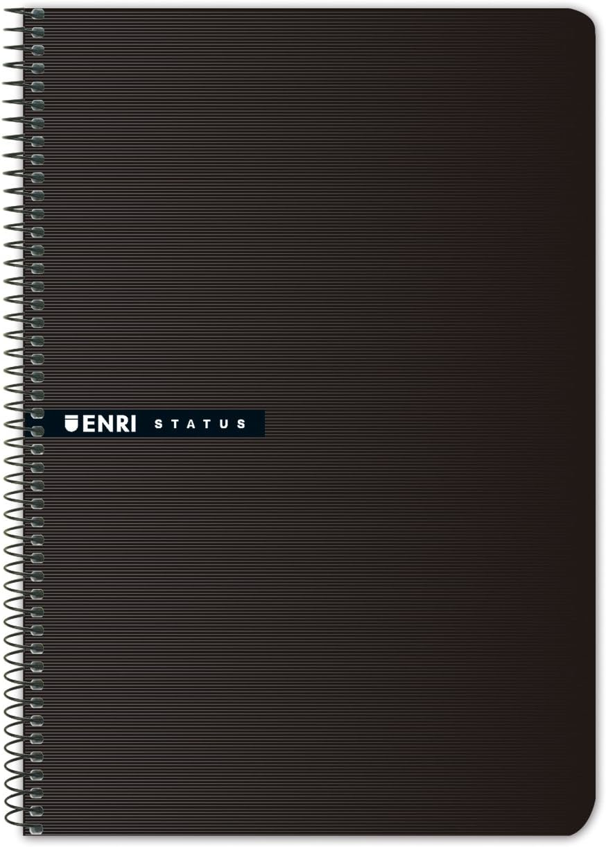 100435747 cuaderno y block 100 hojas Negro 100435747 - Pack de 5 unidades