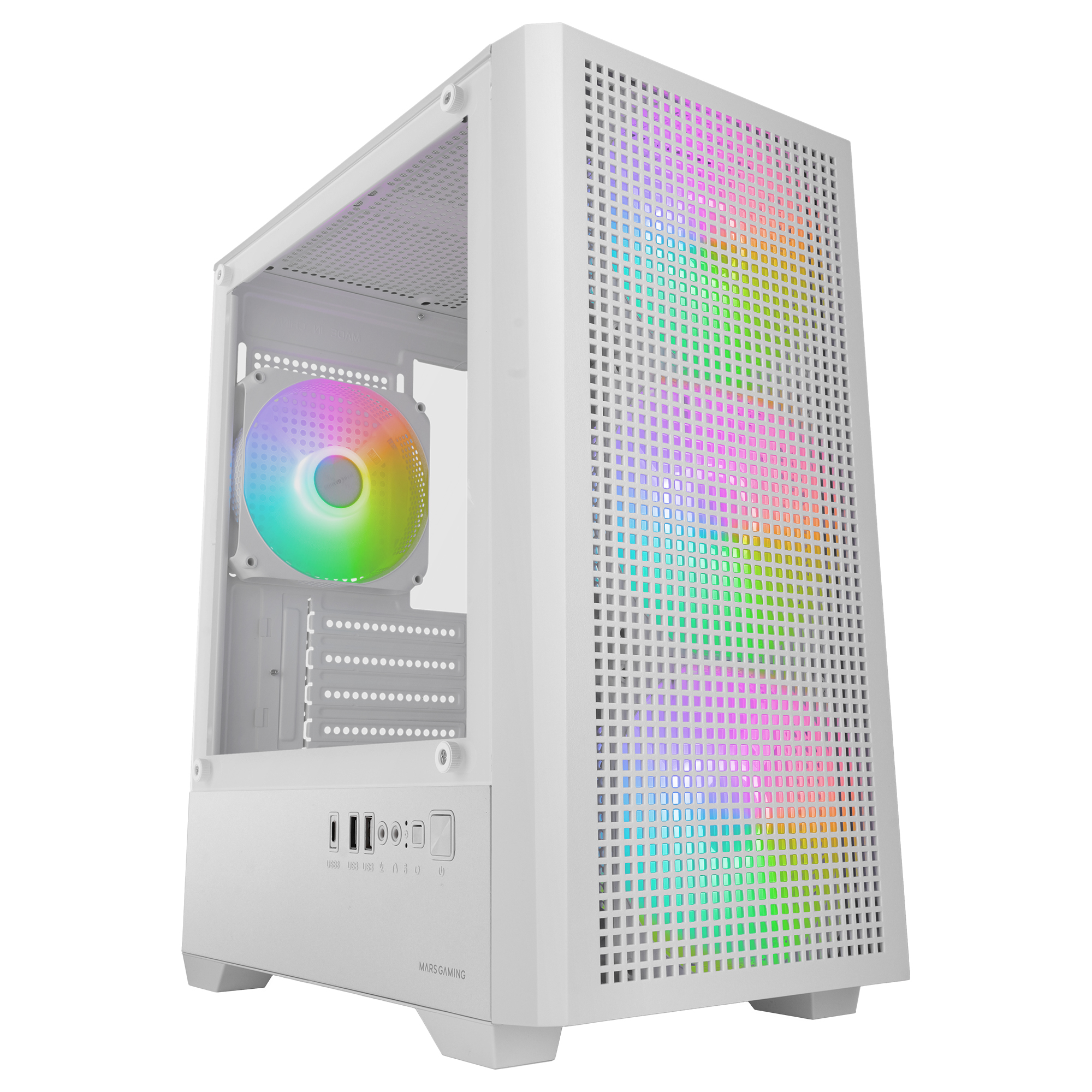 MCVECTORW carcasa de ordenador Mini Tower Blanco