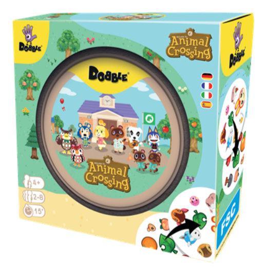 DOBAC07ML2 juego de tablero Pase el ratón para ampliar | Haga click para agrandar Dobble Animal Crossing 15 min Juego De Cartas Emparejamiento