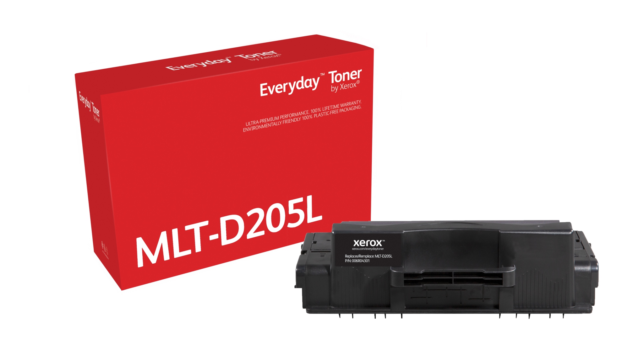 Everyday El tóner Everyday Negro de Xerox es compatible con Samsung MLT-D205L, Capacidad alta