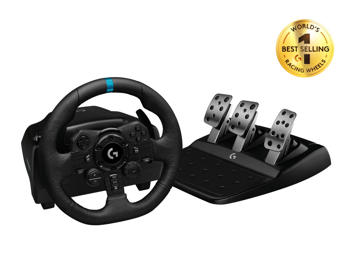 G923 Negro USB 2.0 Volante + Pedales Analógico/Digital PC, PlayStation 4, PlayStation 5