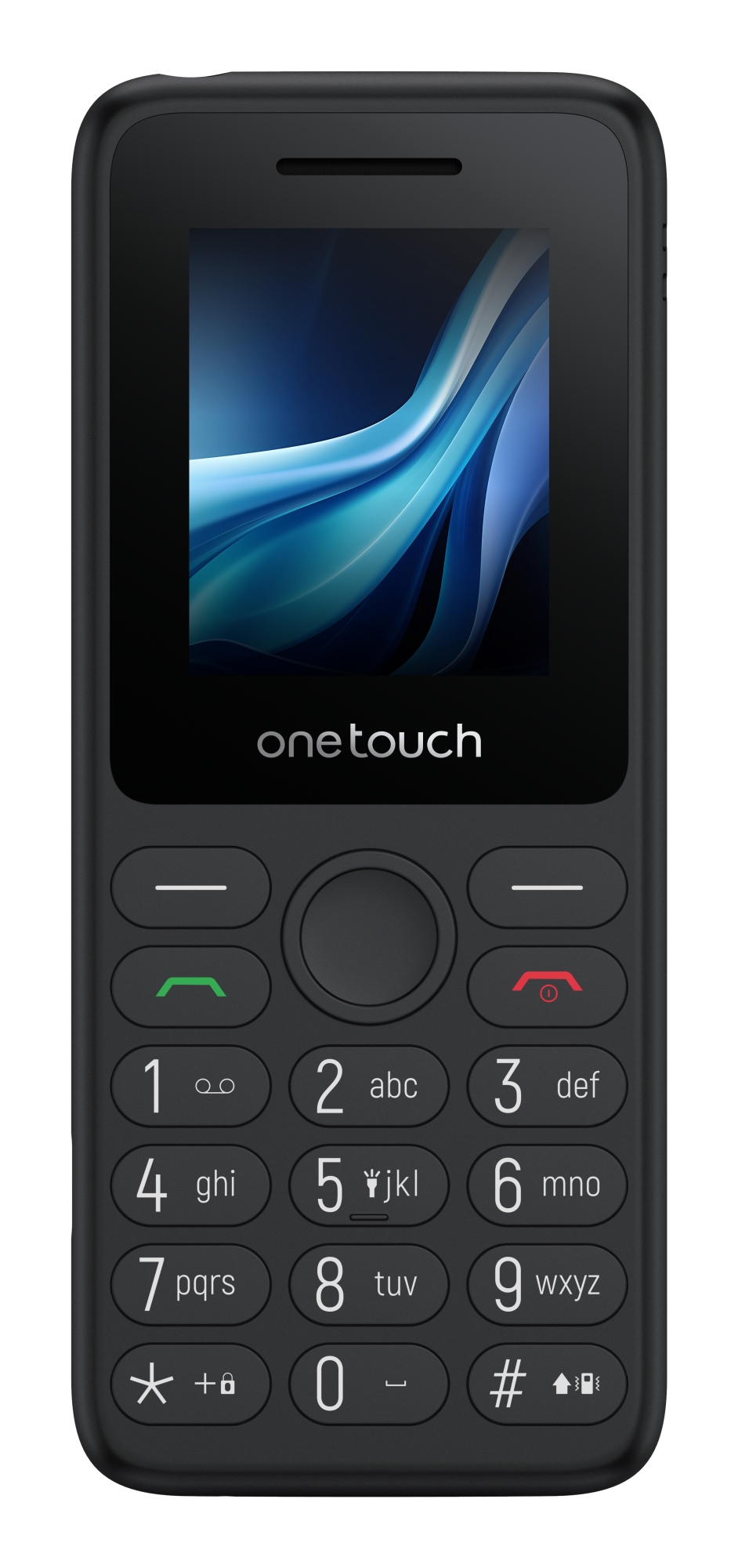 OneTouch 5041 4,57 cm (1.8") 82,8 g Negro Teléfono para personas mayores