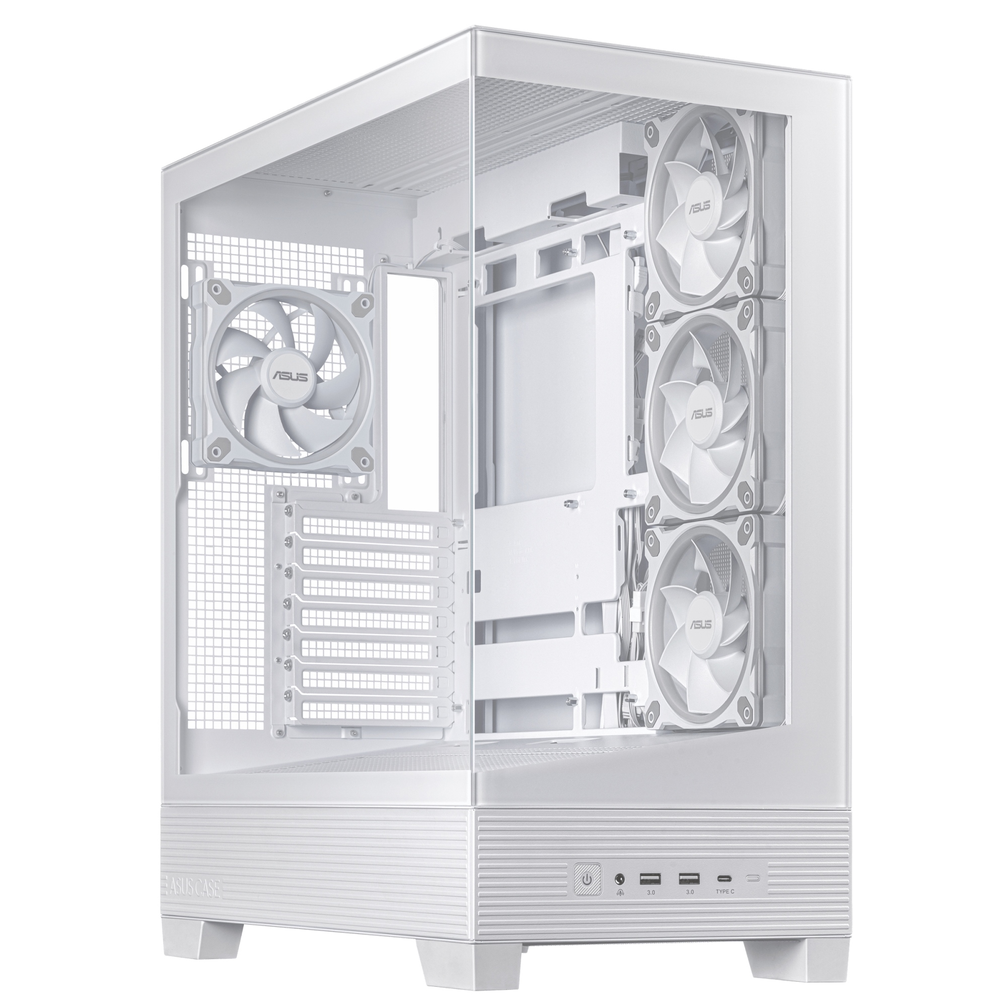 A31 Plus TG ARGB WHITE Midi Tower Blanco