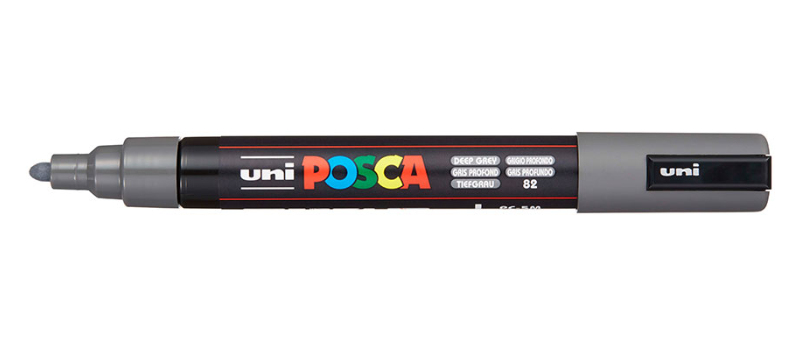 POSCA PC-5M Gris Profundo