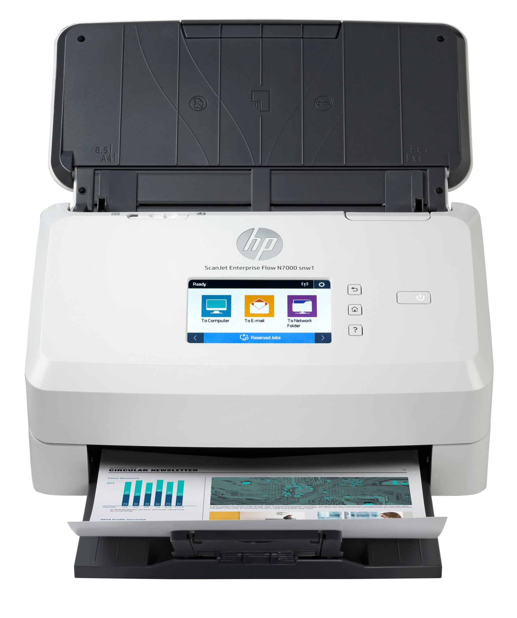 ScanJet Enterprise Flow N7000 snw1 Escáner alimentado con hojas 600 x 600 DPI A4 Blanco