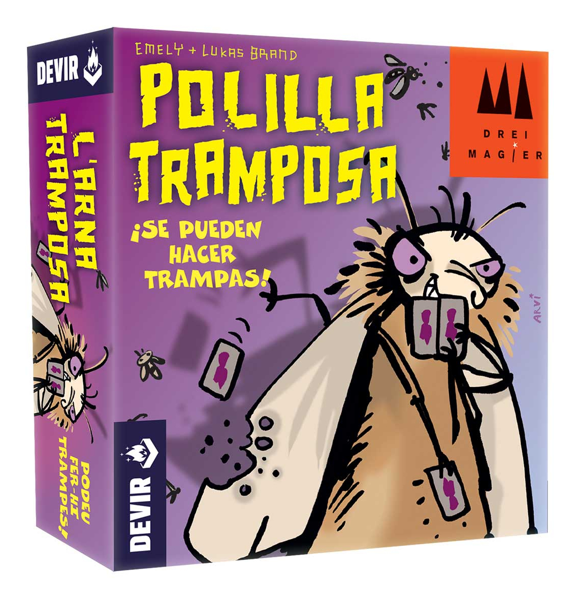 BGPOLI juego de tablero Polilla Tramposa 30 min Juego De Cartas Partido
