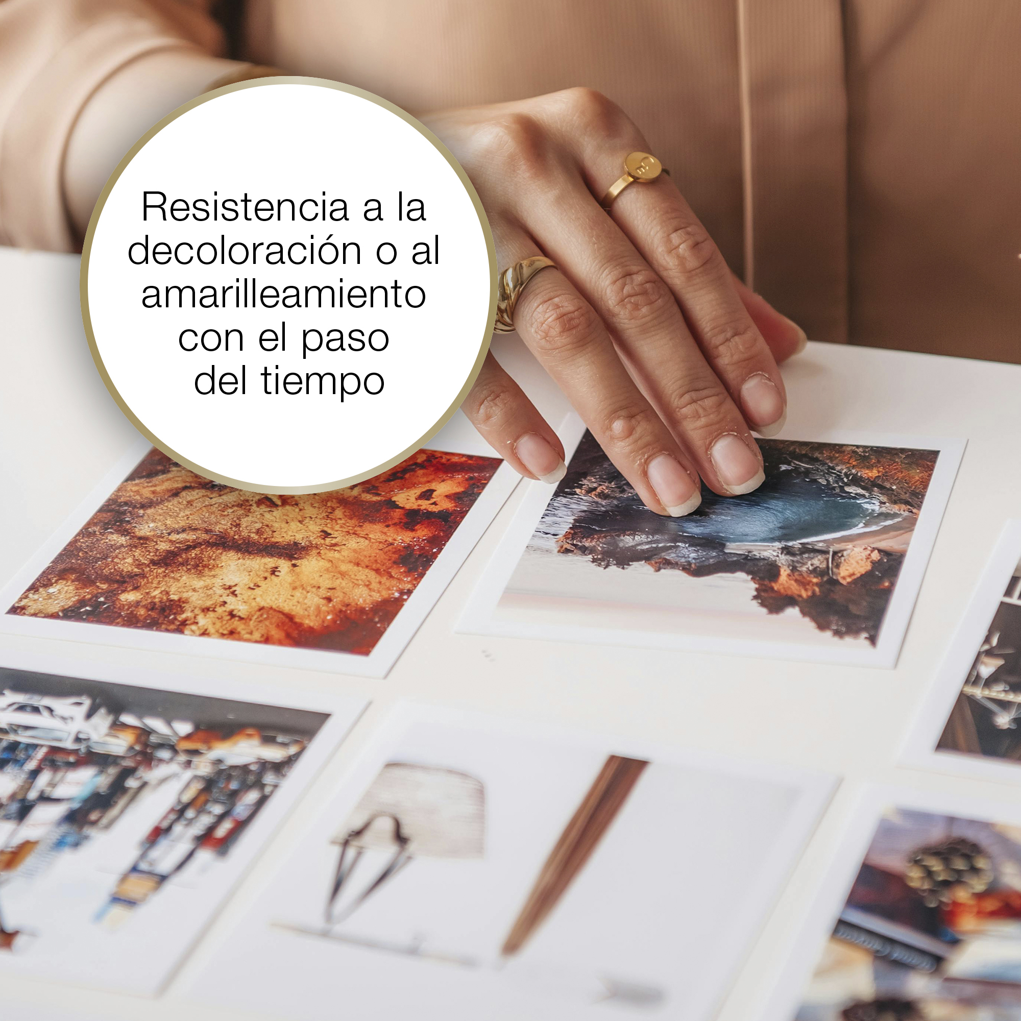 Papel fotográfico brillante Premium de (130 × 180 mm), 255 g/m2, 30 hojas