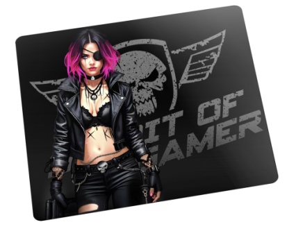 PHANTOM Alfombrilla de ratón para juegos Negro