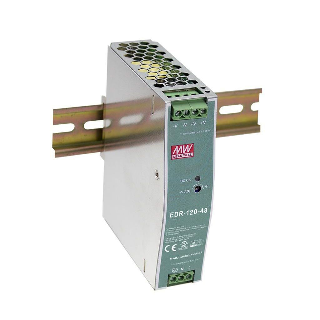 POW-4841 unidad de fuente de alimentación 120 W Color menta, Plata