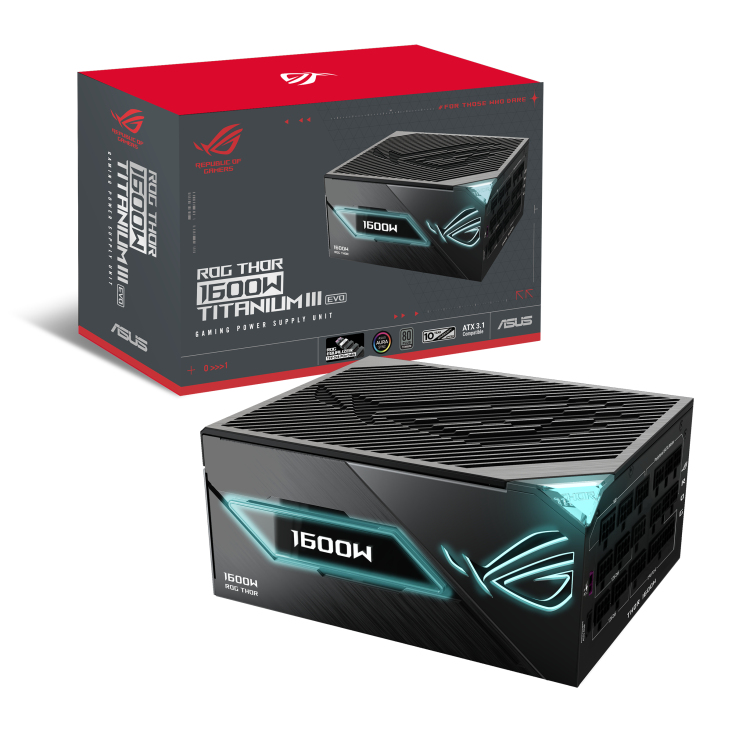 ROG -THOR-1600T3-GAMING-EVO unidad de fuente de alimentación 1600 W 20+4 pin ATX ATX Gris