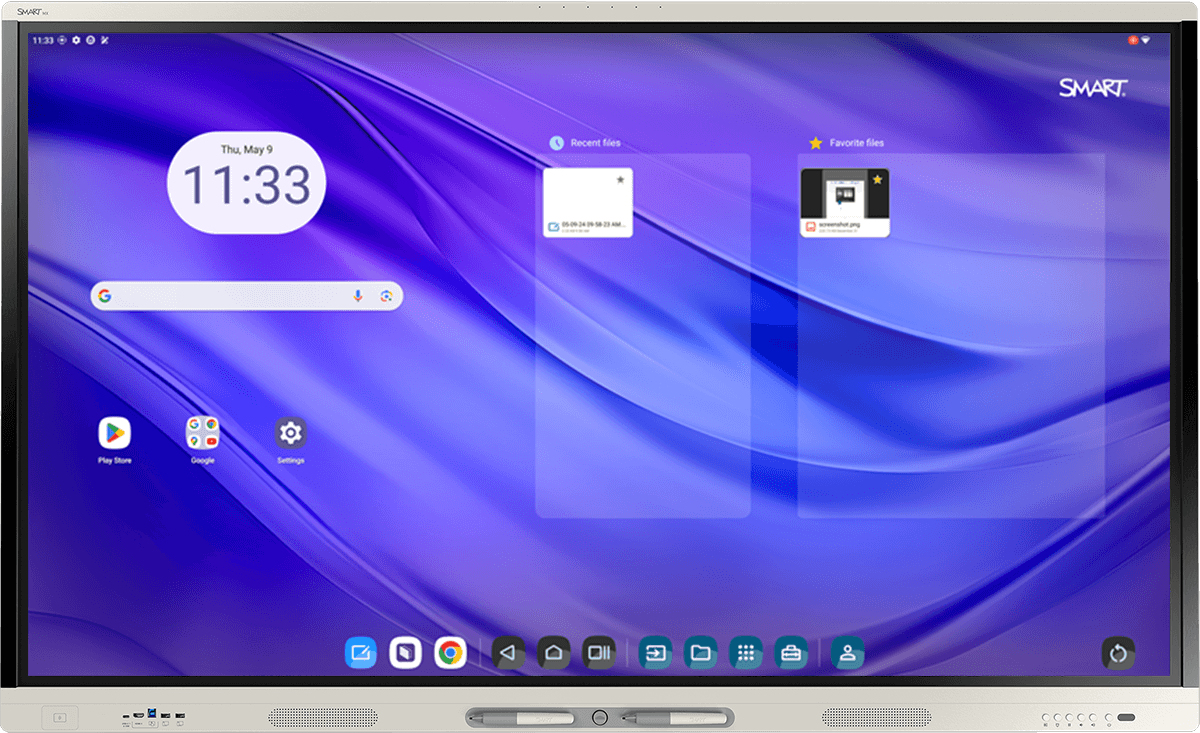 MX255-V5 pizarra blanca interactiva 139,7 cm (55") 3840 x 2160 Pixeles Pantalla táctil Plata USB / Bluetooth