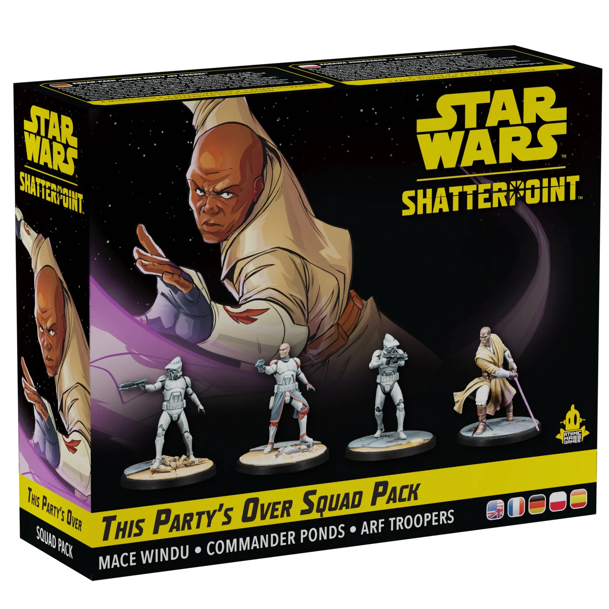 Star Wars: Shatterpoint - This Party's Over: Mace Windu Squad Pack Figura