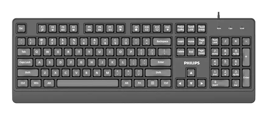 2000 series SPK6247B/85 teclado Universal USB QWERTY Negro