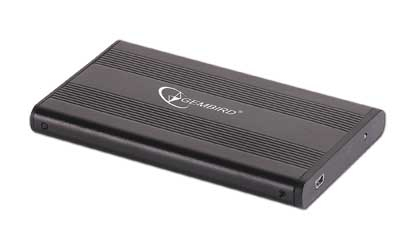 EE2-U2S-5 caja para disco duro externo Caja de disco duro (HDD) Negro 2.5"