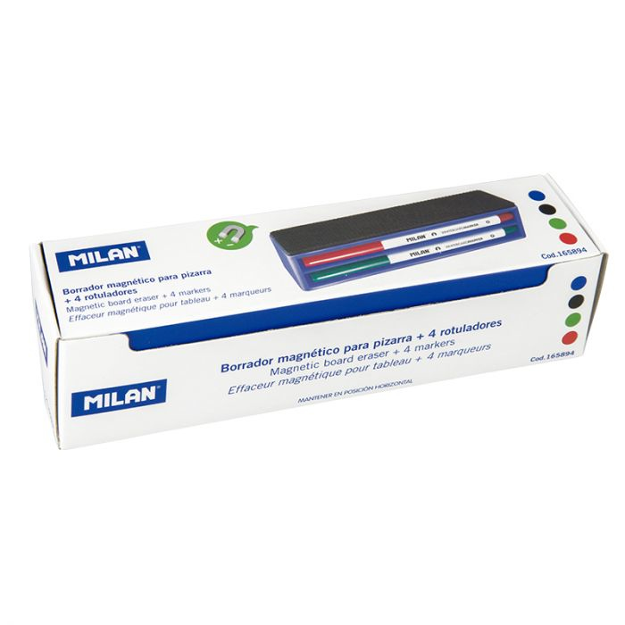 165894 marcador 4 pieza(s) Negro, Azul, Verde, Rojo