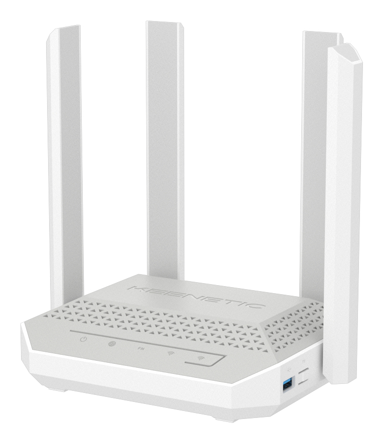 Hopper (KN-3811) Router Gigabit Wi-Fi 6 Mesh AX3000 con Smart Switch Gigabit de 4 puertos y puerto USB 3.0