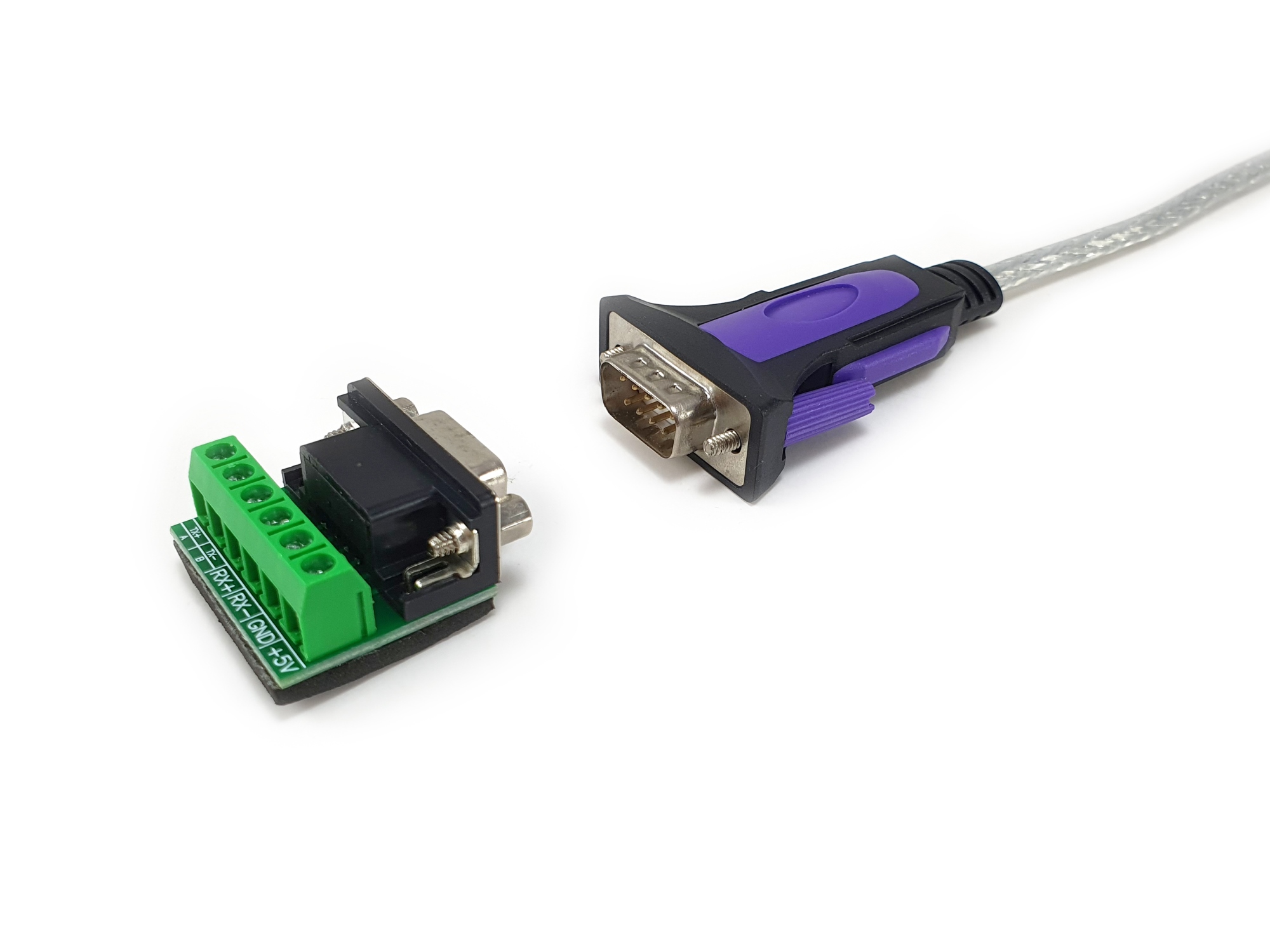 Cable adaptador USB-A a serie RS-422/485 DB9
