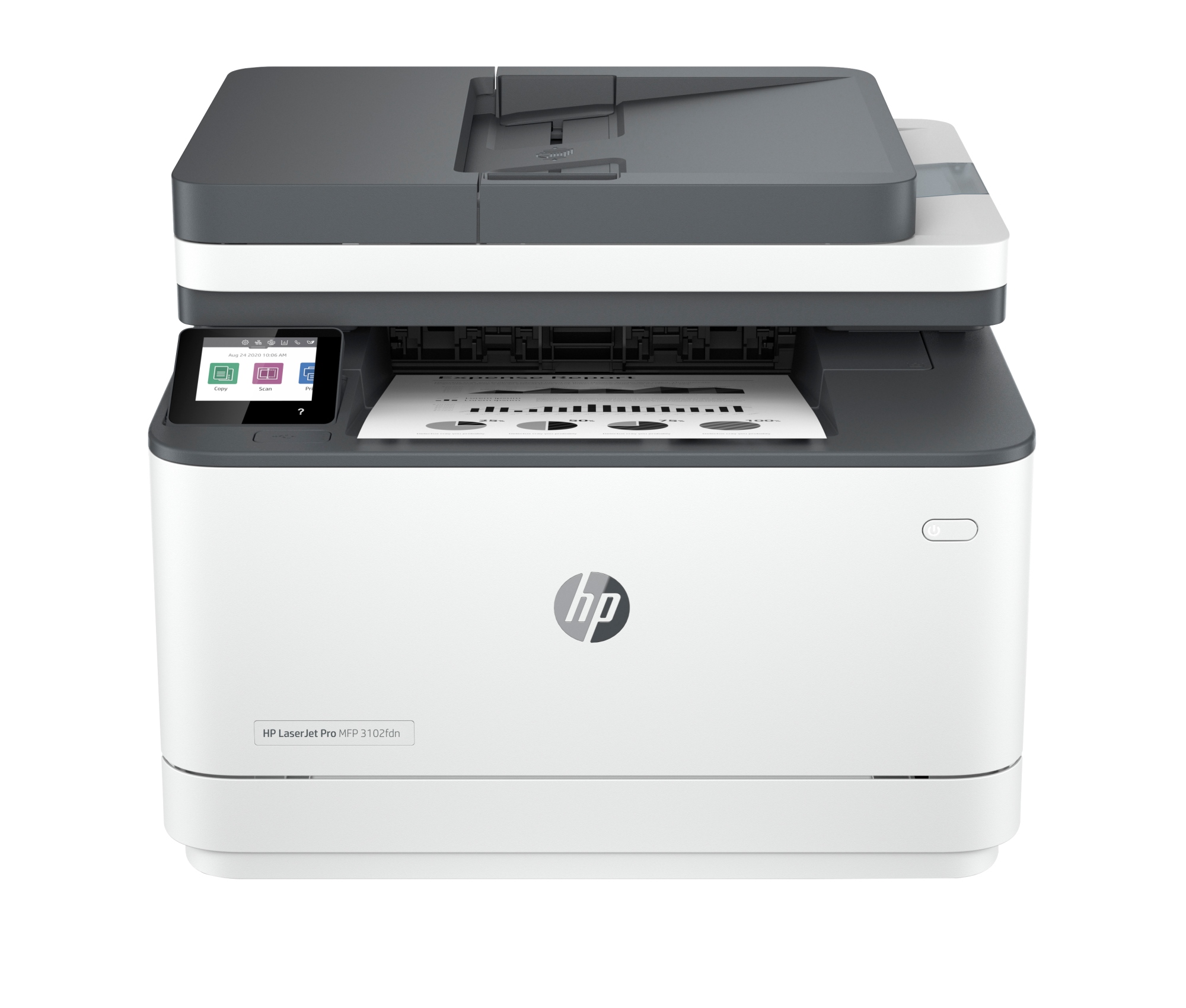 LaserJet Pro 3102fdn Multifunction Blanco y negro Impresora, Solo Ethernet Fotocopiadora, escáner