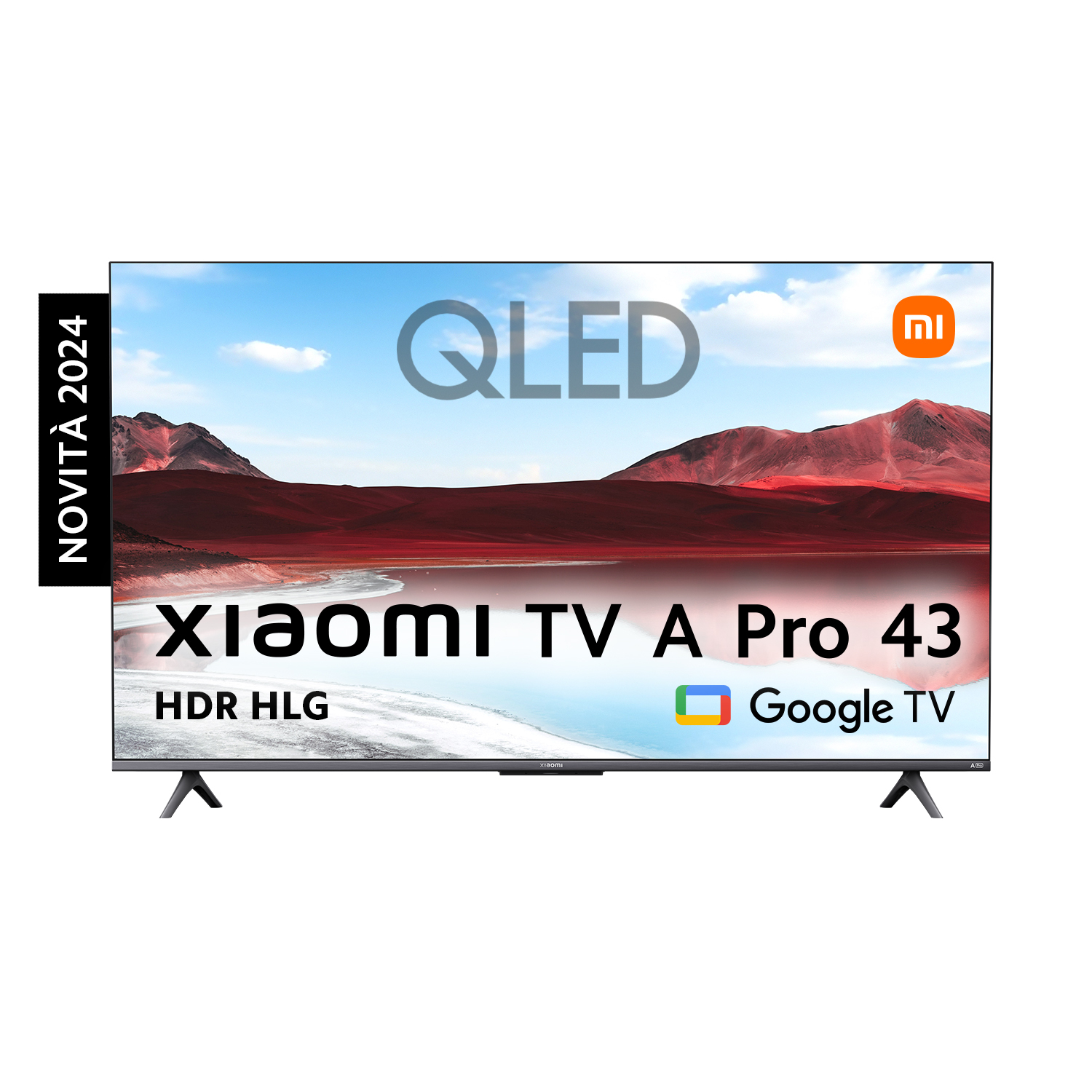 TV A Pro 43'' 109,2 cm (43") 4K Ultra HD Smart TV Wifi Gris, Titanio