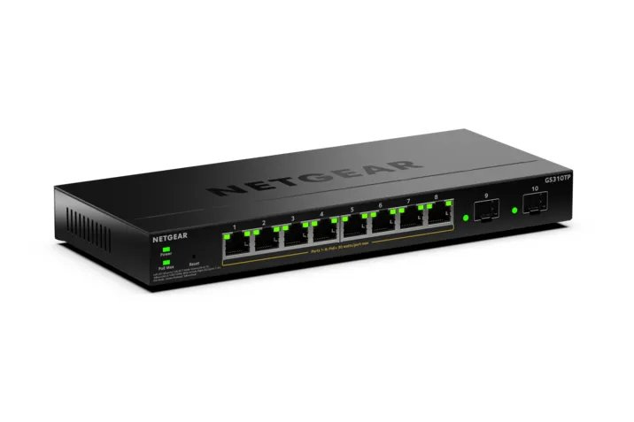 GS310TPv2 Gestionado L2/L3 Gigabit Ethernet (10/100/1000) Energía sobre Ethernet (PoE) Escritorio Negro