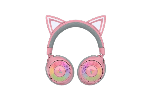 Kraken Kitty V3 Pro - Quartz Auriculares Inalámbrico y alámbrico Diadema Juego USB tipo A Bluetooth Rosa