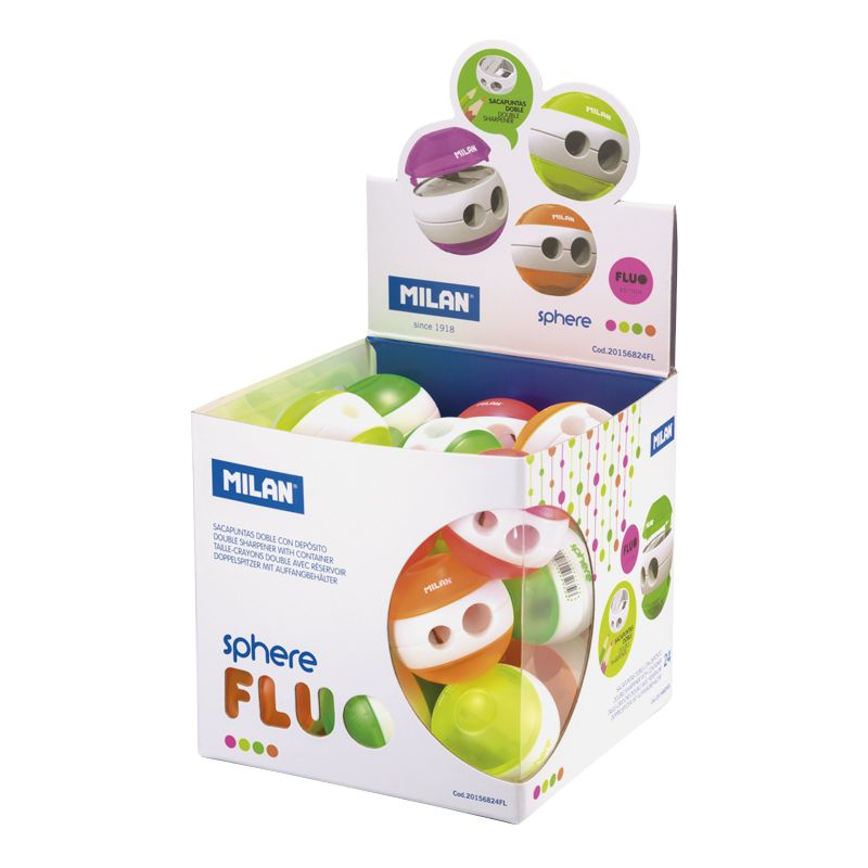 20156824FL sacapuntas Sacapuntas manual Verde, Naranja, Rosa, Amarillo