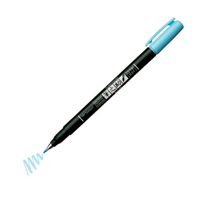 Fudenosuke Pastel marcador 1 pieza(s) Punta de pincel Azul claro