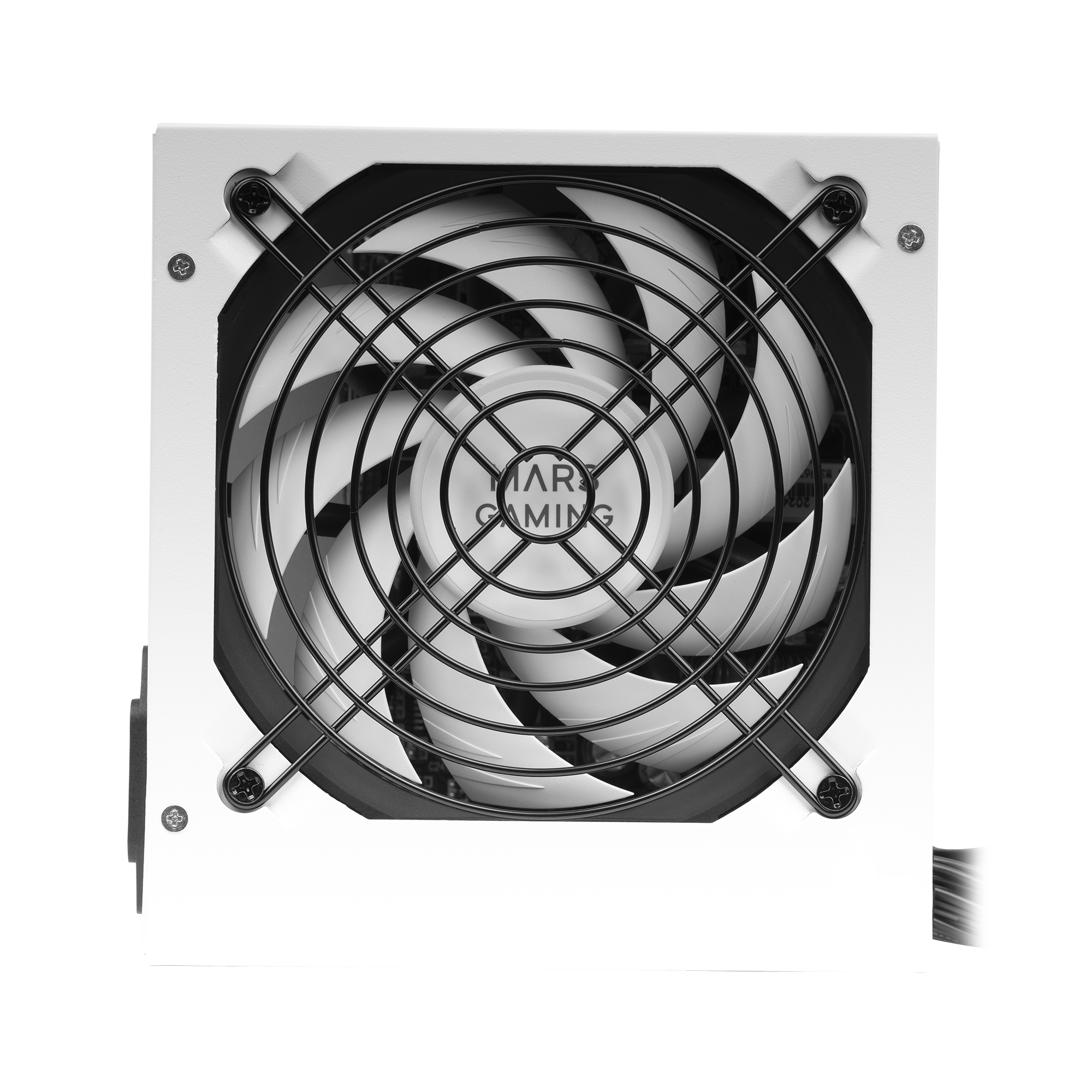 MPIII750, Fuente Alimentación PC ATX 750W, 5 Años de Garantía, 85% Eficiencia, Sistema Digital APFC, Ventilador FDB 120mm AI-RPM, Tecnologías DC-DC y SMD, Cables Planos Extralargos, Blanco