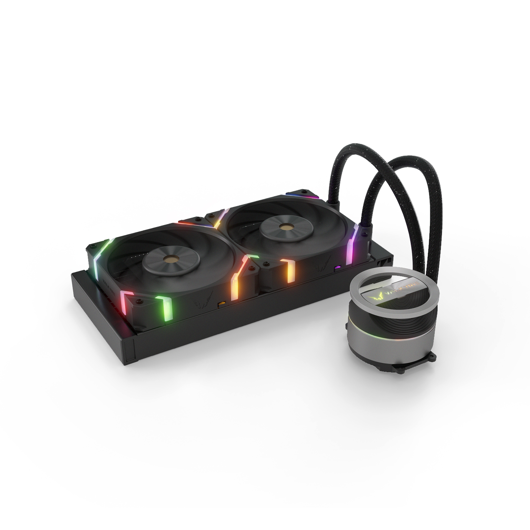 Dragonfang 240 Procesador Sistema de refrigeración líquida todo en uno 24 cm Negro