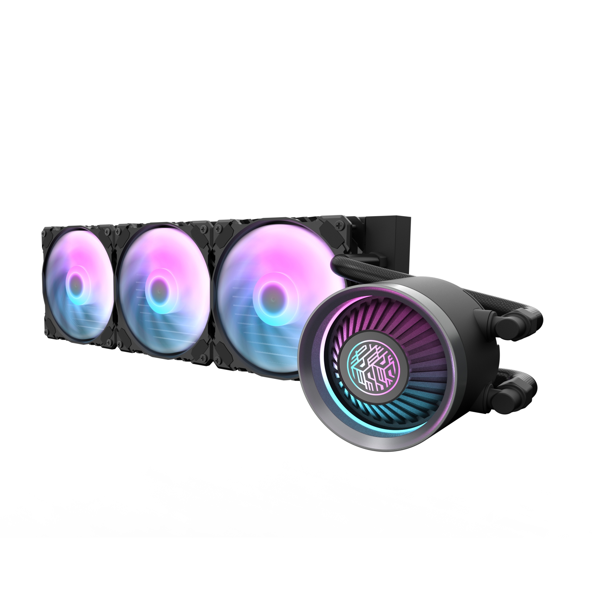 DW-DN360-B-ES1 sistema de refrigeración para ordenador Carcasa del ordenador Sistema de refrigeración líquida todo en uno Negro