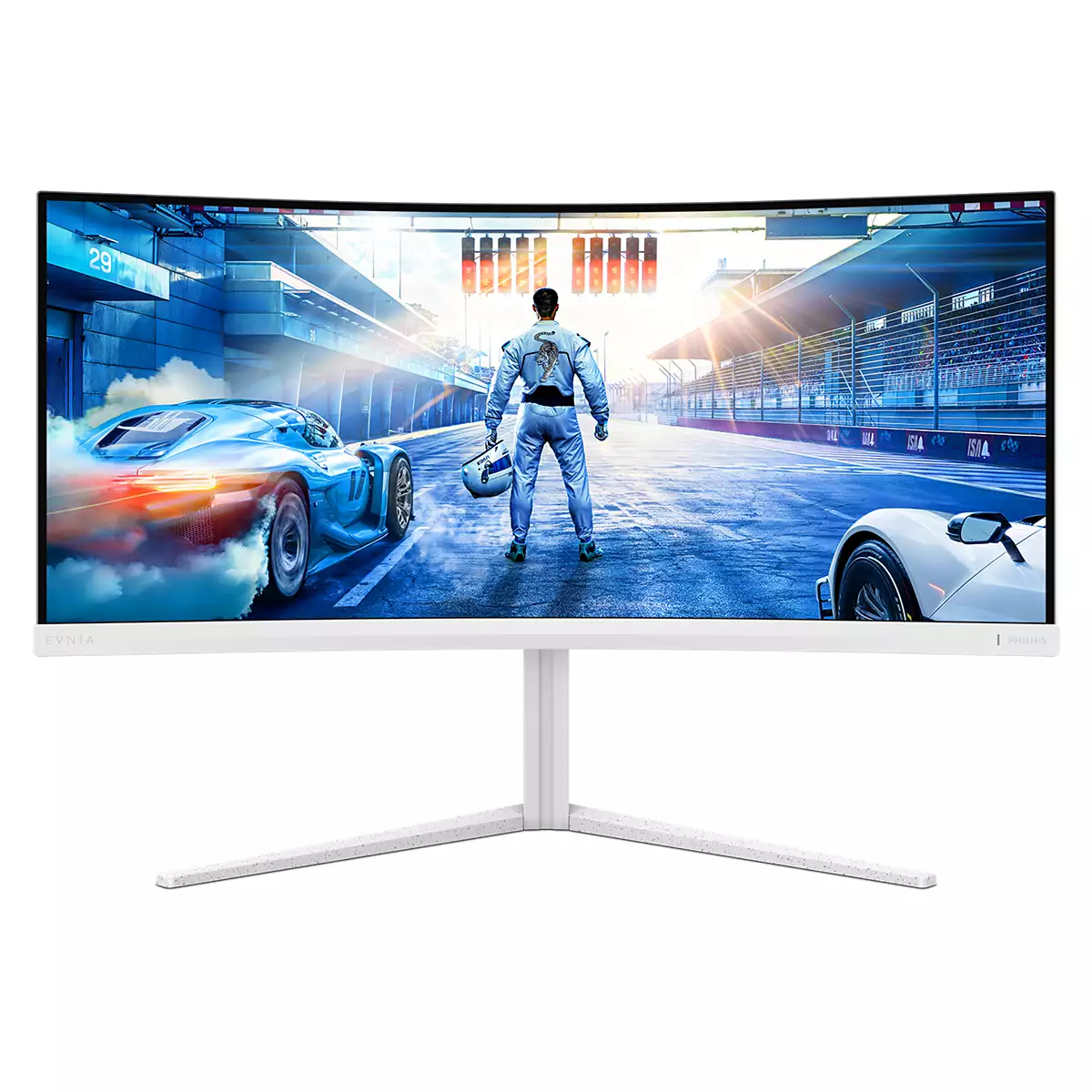 Evnia 5000 34M2C5501A/00 pantalla para PC 86,4 cm (34") 3440 x 1440 Pixeles Wide Quad HD LCD Blanco