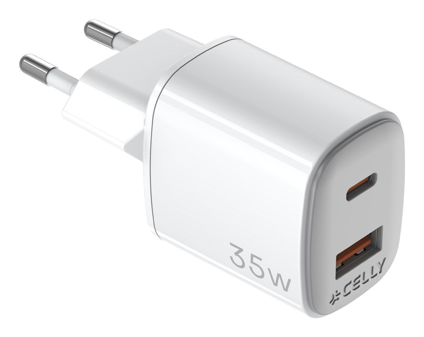 UPTC1USB1USBC35 cargador de dispositivo móvil Universal Blanco Corriente alterna Carga rápida Interior
