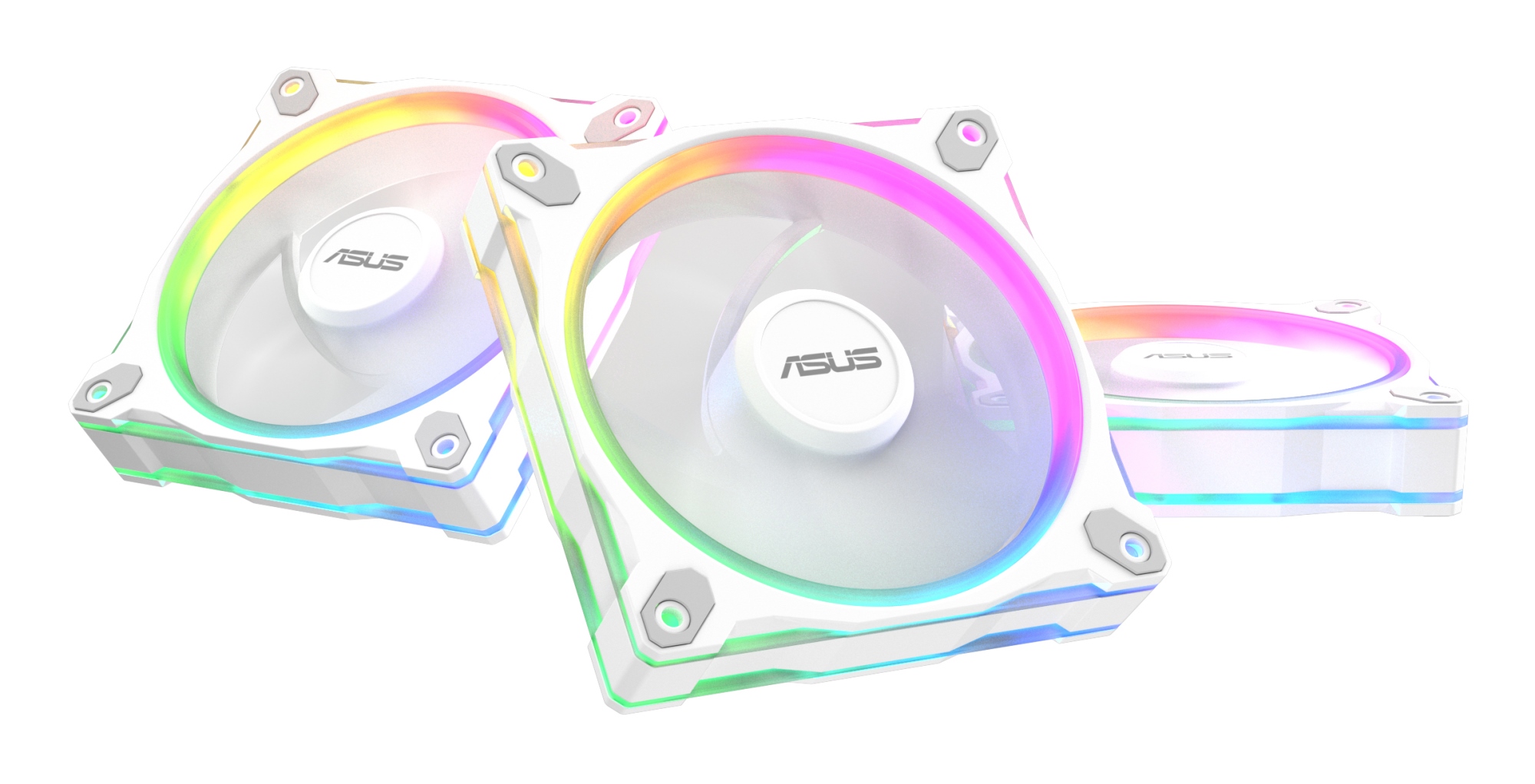 Prime MR120 Fan ARGB White 3in1 Carcasa del ordenador Ventilador 12 cm Blanco