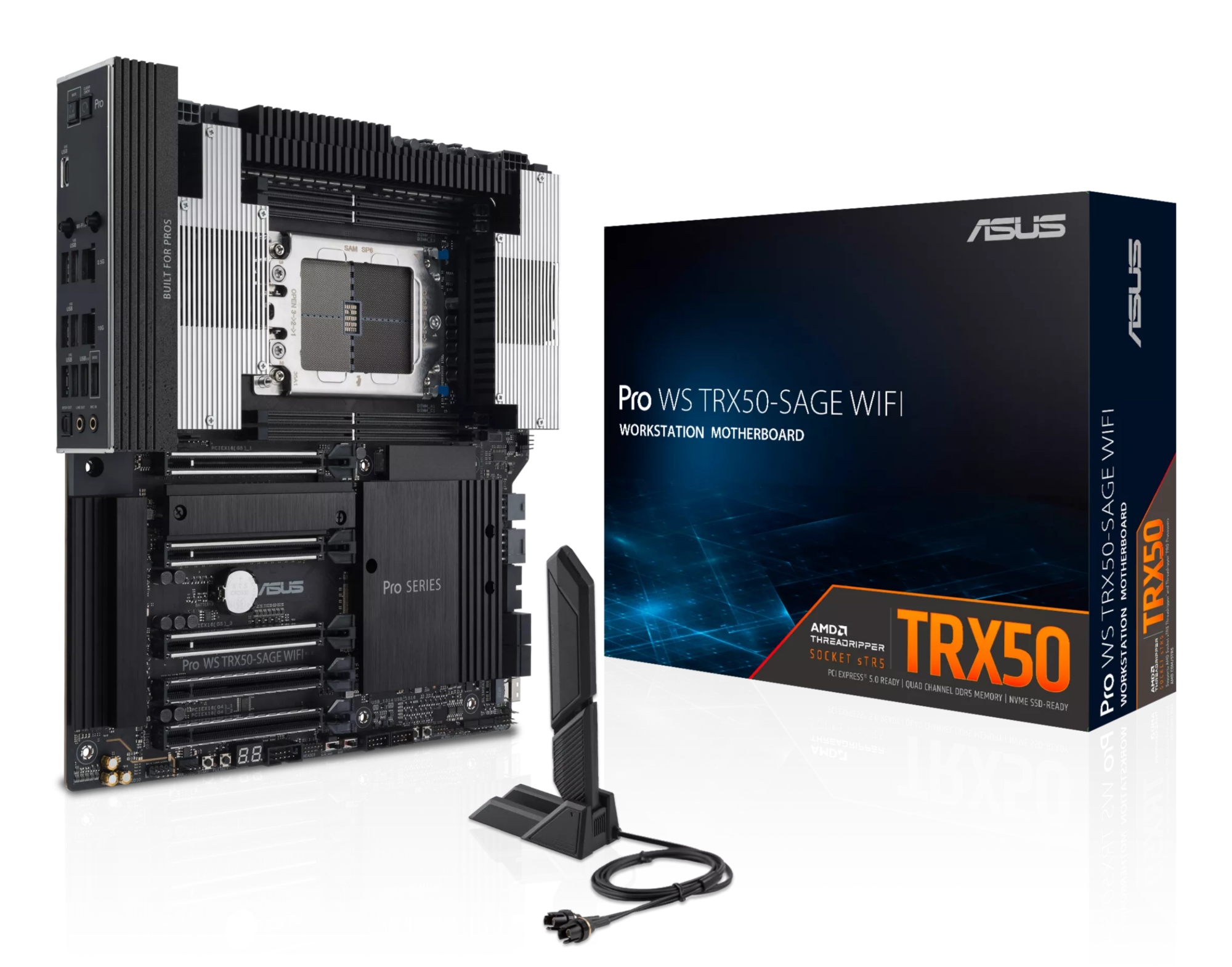 Pro WS TRX50-SAGE WIFI AMD TRX50 Socket sTR5 SSI CEB
