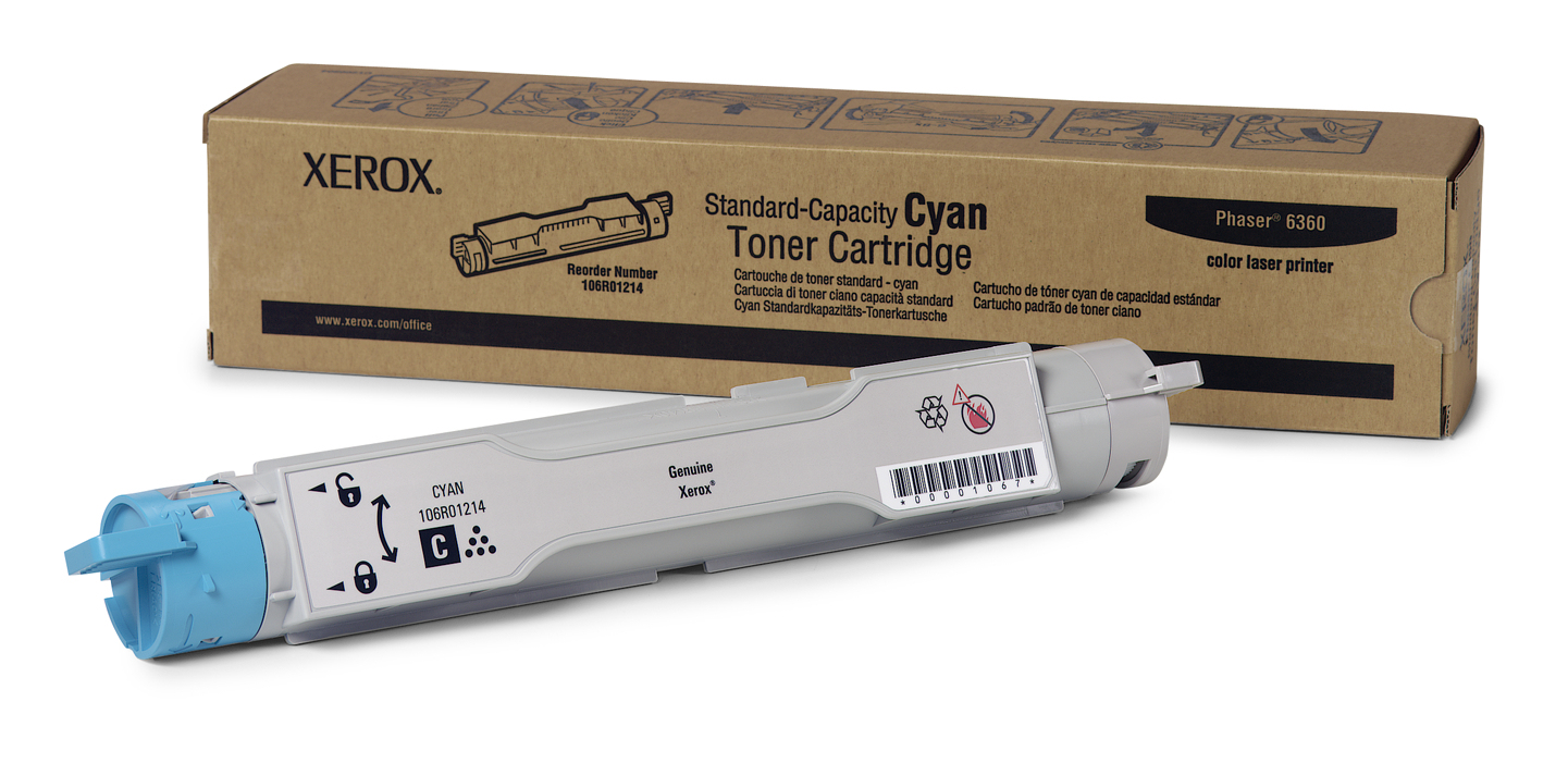 Cartucho de Tóner Cián de Capacidad Normal, Phaser 6360