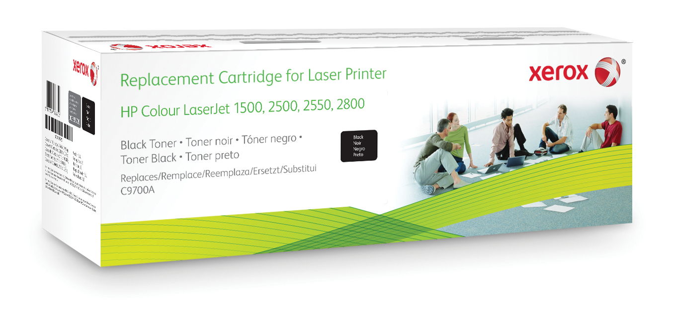 Cartucho de tóner negro. Equivalente a HP C9700A/Q3960A. Compatible con HP Colour LaserJet 1500, Colour LaserJet 2500, Colour LaserJet 2550, Colour LaserJet 2820/2840