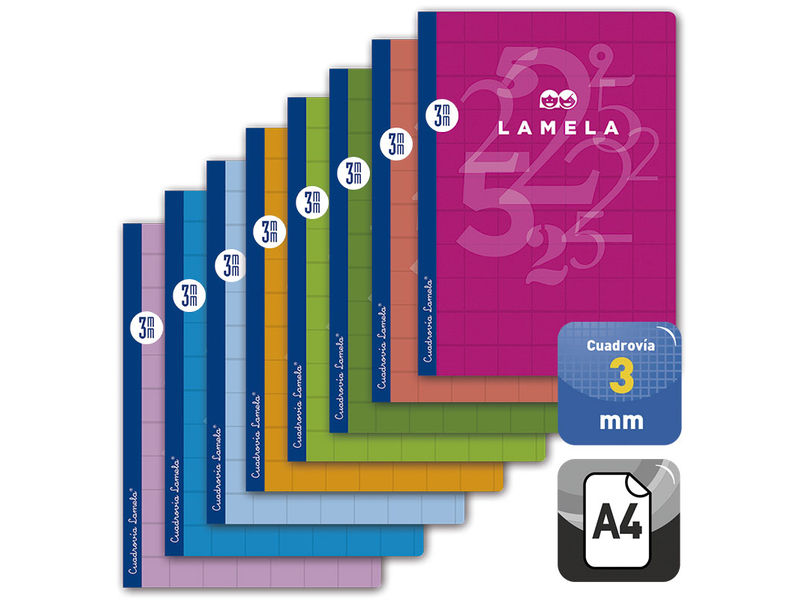LMA LIBRETA CUADROV. A4 50H. 3MM 06A4003
